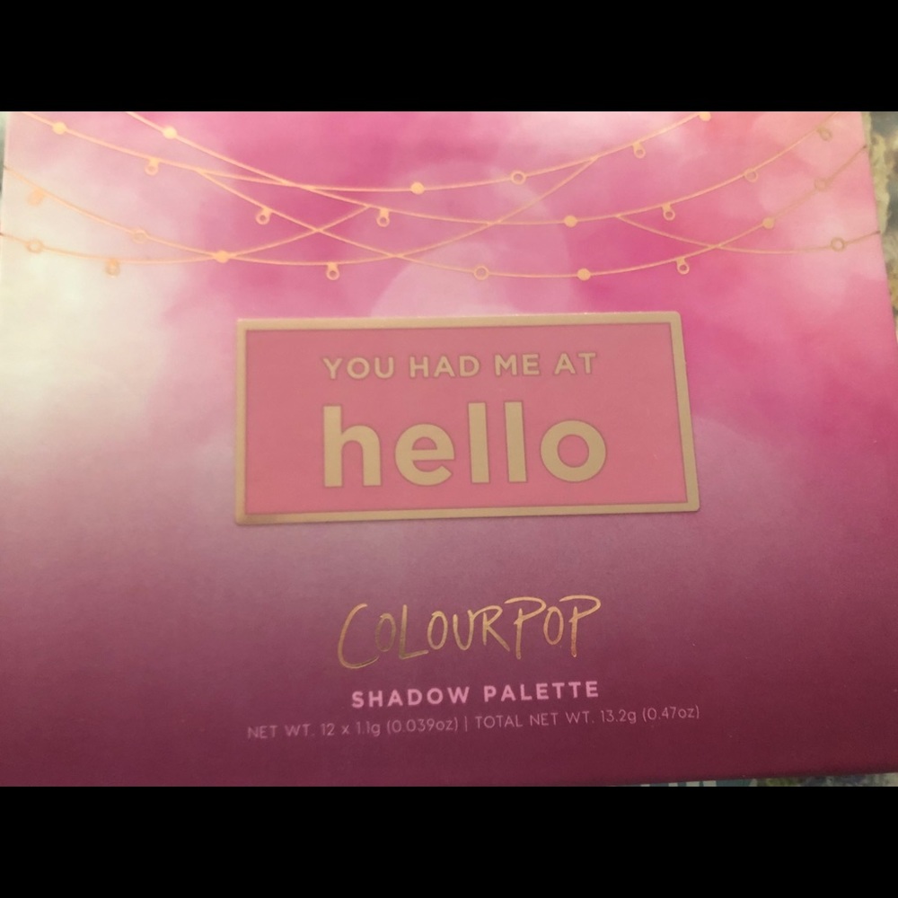 Sephora Color Pop You Had Me At Hello Pallet